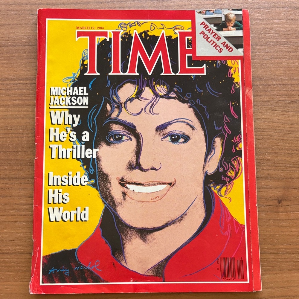TIME Magazine March 19, 1984 Michael Jackson Cover